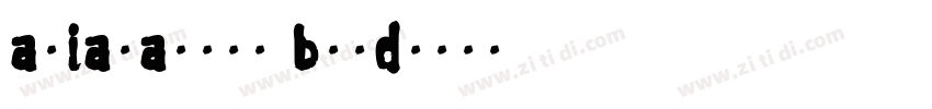 arianarrow bold字体转换